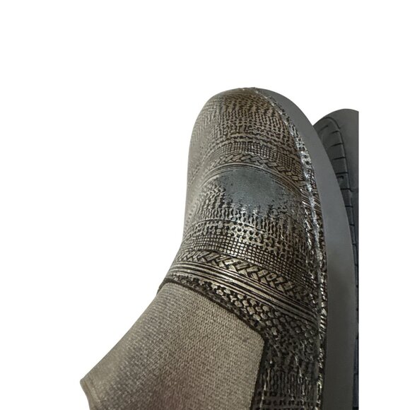 Alegria Metallic Textured Slip-On Loafers Womens Size 10.5 Comfortable Shoes - Picture 8 of 9